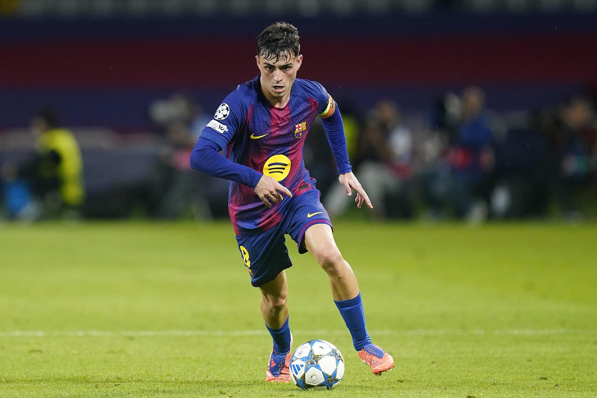 球速体育-巴萨佩德里因腿筋伤势缺阵一个月